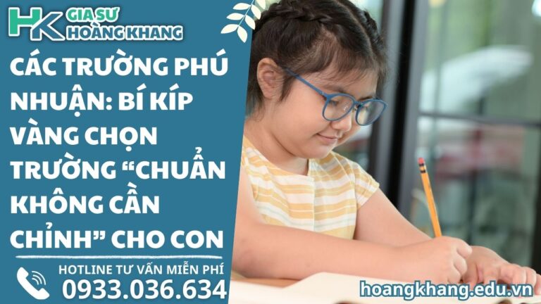 Các Trường Phú Nhuận: Bí Kíp Vàng Chọn Trường "Chuẩn Không Cần Chỉnh" Cho Con!