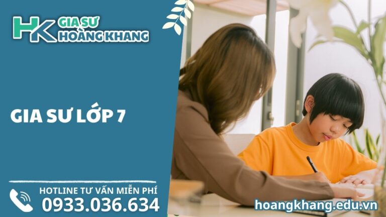 Gia Sư Lớp 7: Bí Kíp "Vàng" Giúp Con Bứt Phá Điểm Số?