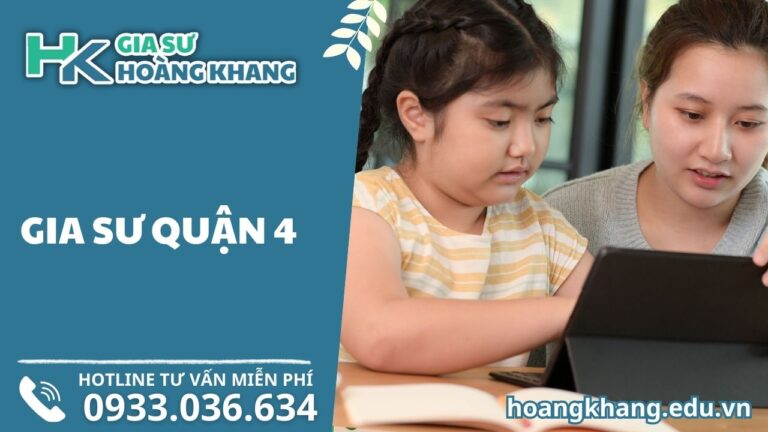 Gia Sư Quận 4 Giải Pháp Tối Ưu Cho Thành Tích Học Tập