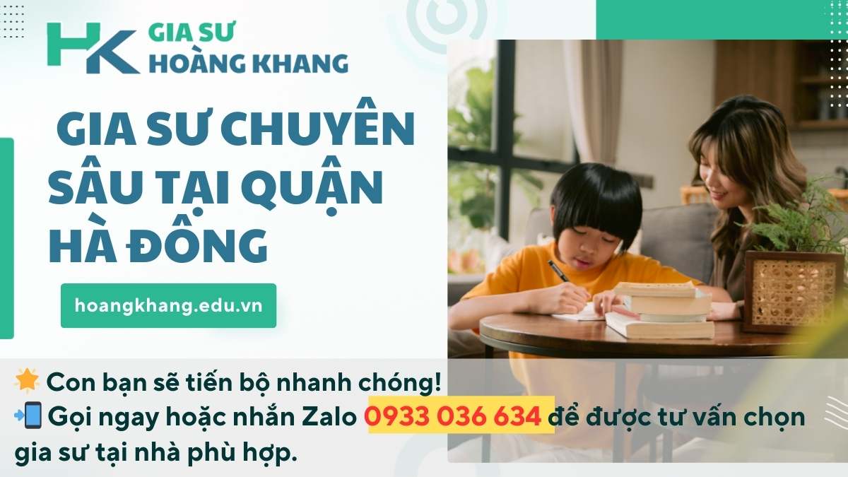 Con Hết Sợ Học, Bố Mẹ An Lòng: Giải Pháp Gia Sư Chuyên Sâu Tại Quận Hà Đông