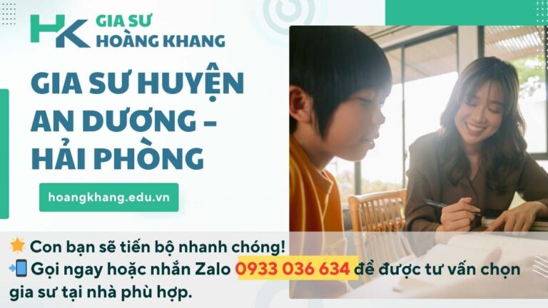 Gia Sư Huyện An Dương - Hải Phòng: Nền Tảng Vững Chắc Cho Con