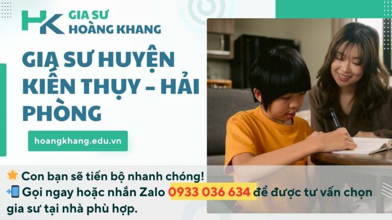 Gia Sư Huyện Kiến Thụy - Hải Phòng: Nền Tảng Vững Chắc Cho Tương Lai
