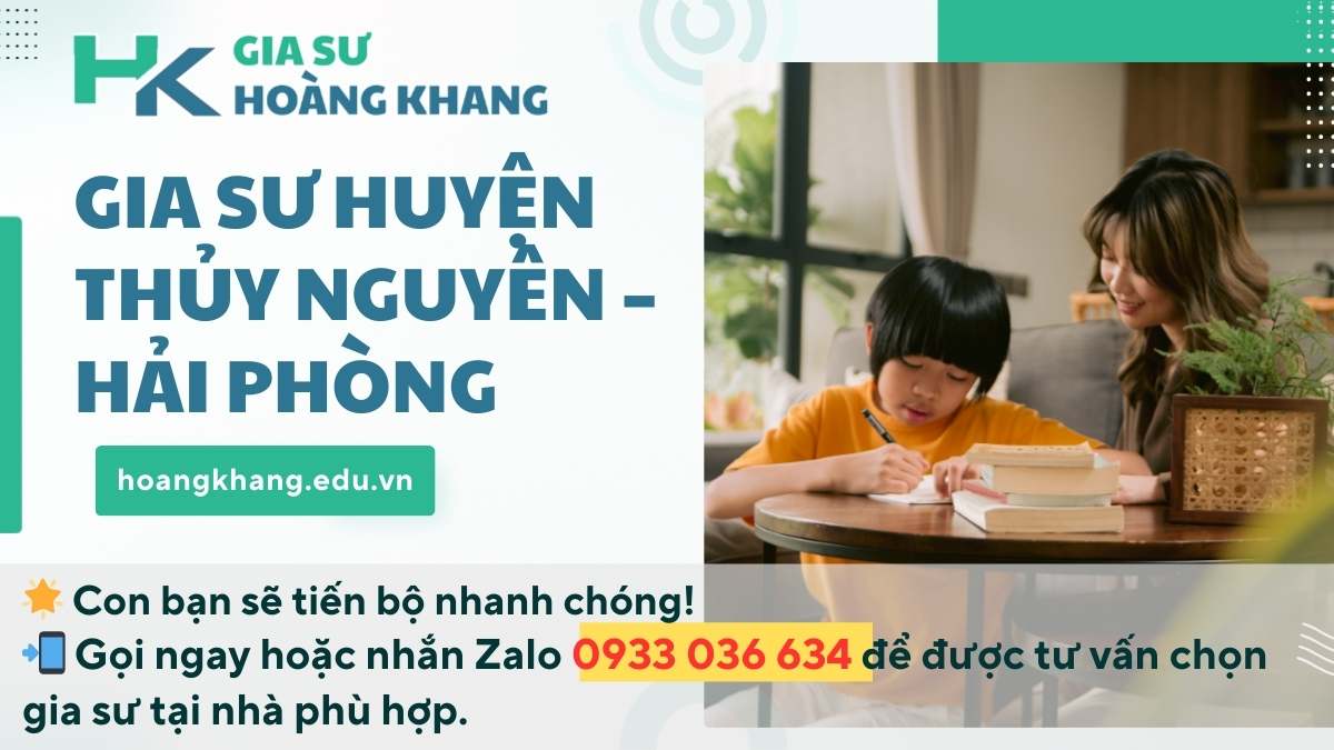Gia Sư Huyện Thủy Nguyên - Hải Phòng: Lộ Trình Vững Vàng Tới Tương Lai