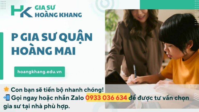 Điểm Số Con Bạn Cứ Mãi Lẹt Đẹt? Giải Pháp Gia Sư Quận Hoàng Mai Này Sẽ Thay Đổi Tất Cả.